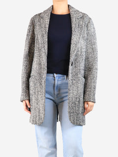 Black wool-blend teddy coat - size UK 8 Coats & Jackets Isabel Marant 