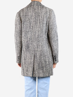 Black wool-blend teddy coat - size UK 8 Coats & Jackets Isabel Marant 