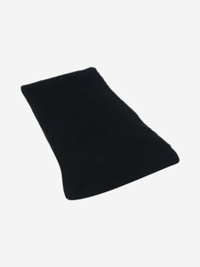 Maison Ullens Black cashmere and silk blend scarf - size