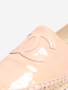 Chanel Pink patent leather espadrilles - size EU 36