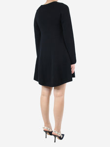 Khaite Black cashmere flared dress - size M