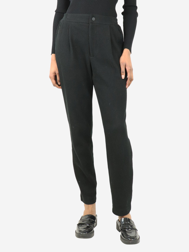 corduroy pleated trousers