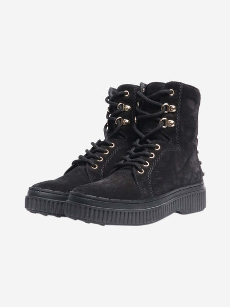 Black lace-up ankle boots - size EU 36 alternate image