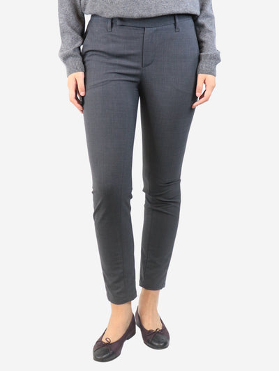 Grey wool-blend trousers - size UK 8 Trousers Brunello Cucinelli 