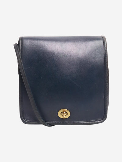 Navy blue leather crossbody bag Cross-body bags Coach 