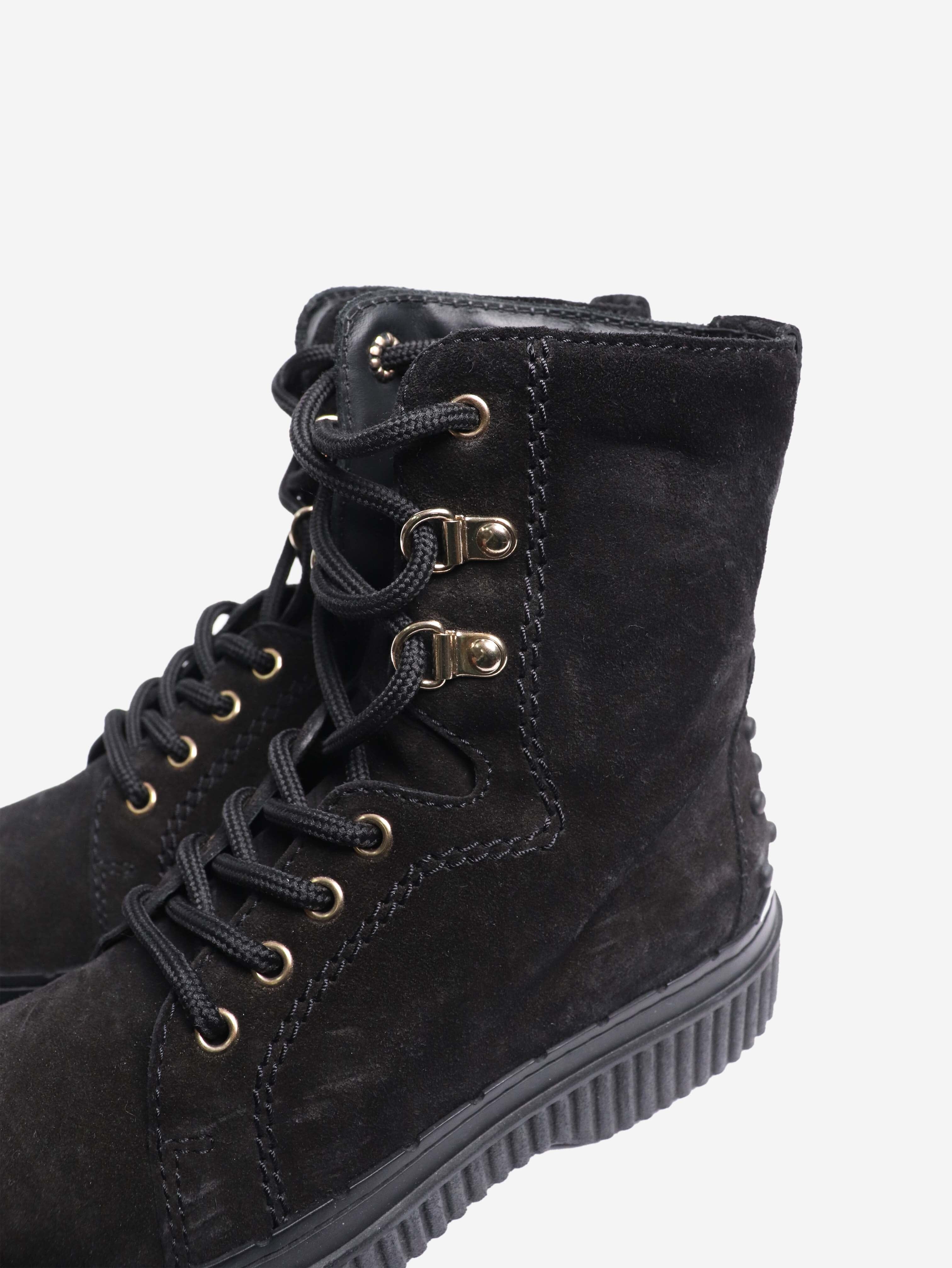 Black lace-up ankle boots - size EU 36 Boots Tod's 