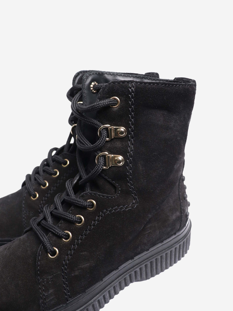 Black lace-up ankle boots - size EU 36 Boots Tod's 