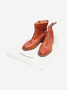 Isabel Marant Tan leather ankle boots - size EU 40