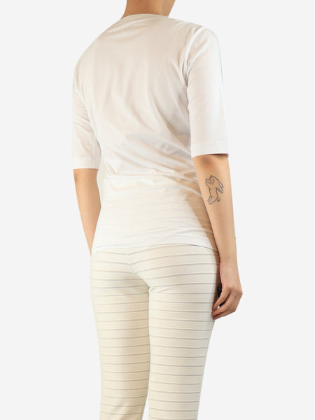White short-sleeved t-shirt - size XL alternate image