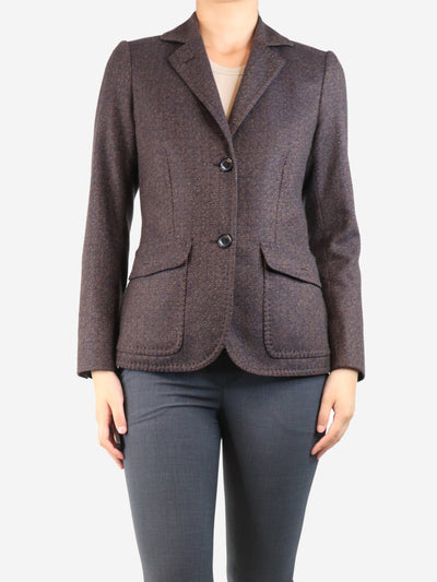 Brown cashmere blazer - size UK 8 Coats & Jackets Loro Piana 