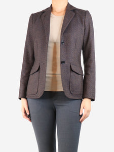 Loro Piana Brown cashmere blazer - size UK 8