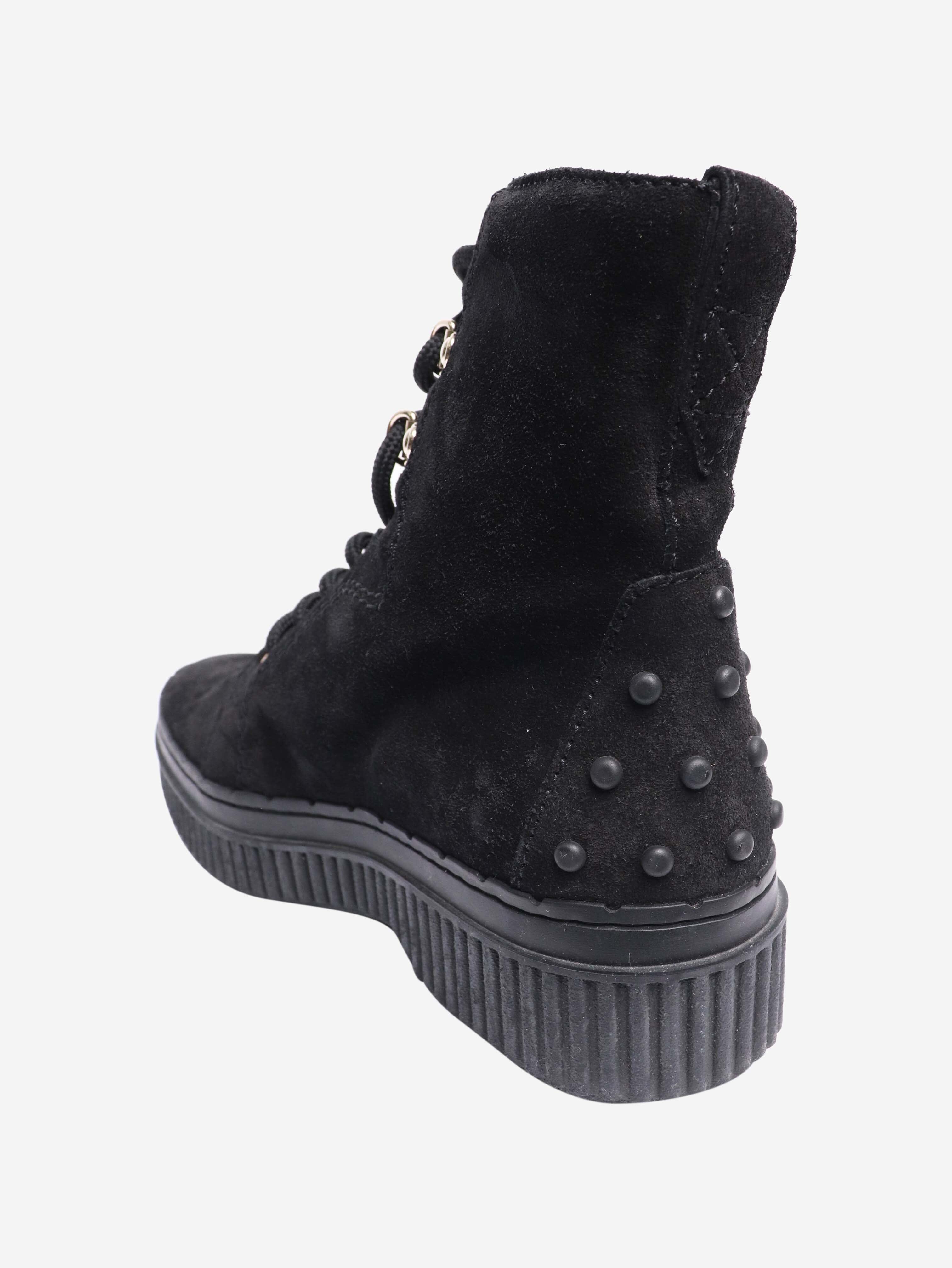 Black lace-up ankle boots - size EU 36 Boots Tod's 
