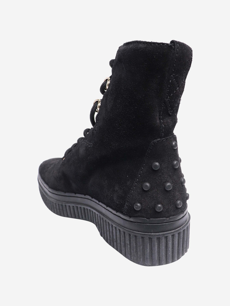 Black lace-up ankle boots - size EU 36 Boots Tod's 