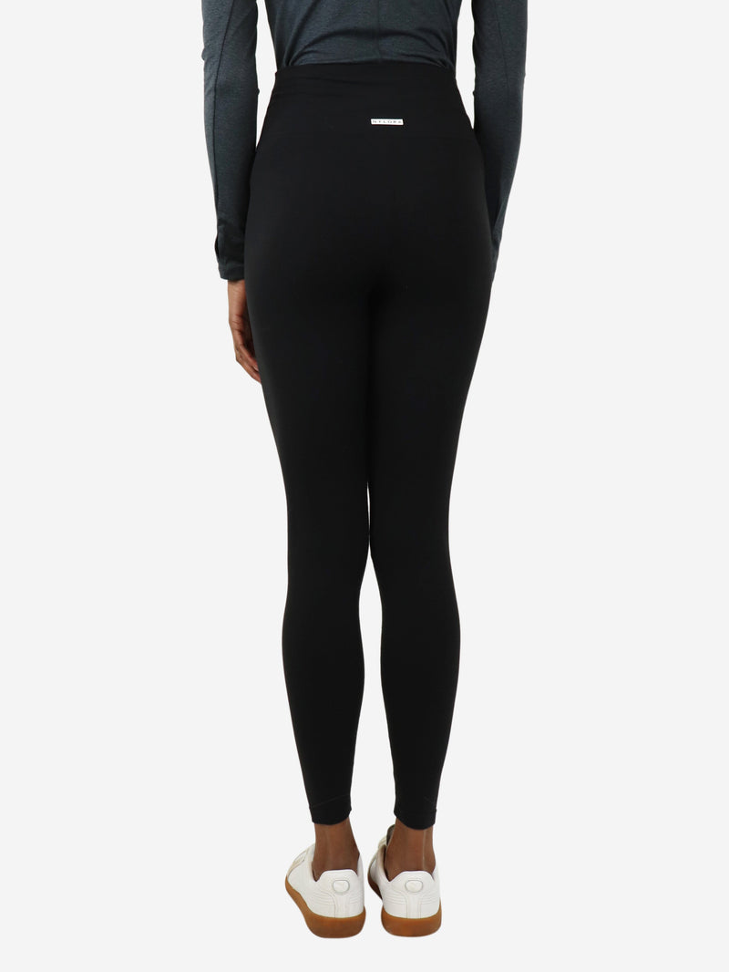 Black high-waisted leggings - size S Trousers Nylora 
