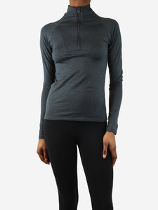 Varley Dark grey half-zip baselayer top - size XS