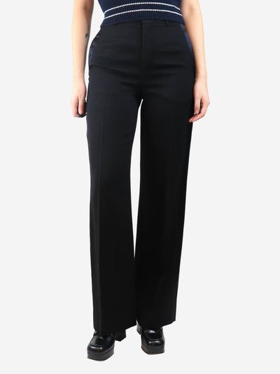 Black wool trousers - size UK 8 Trousers Saint Laurent 