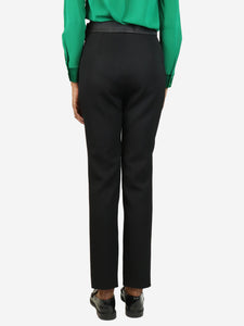 Chanel Black wool trousers - size UK 8