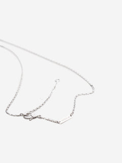 18k White gold Vintage Alhambra pendant Necklaces Van Cleef & Arpels 