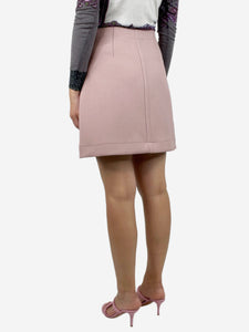 Max&Co Pink zip-up mini skirt - size UK 10