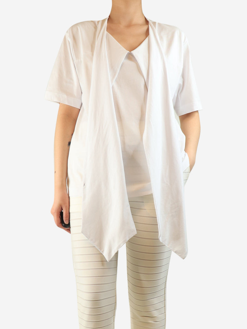 White short-sleeved top - size S Tops Dries Van Noten 