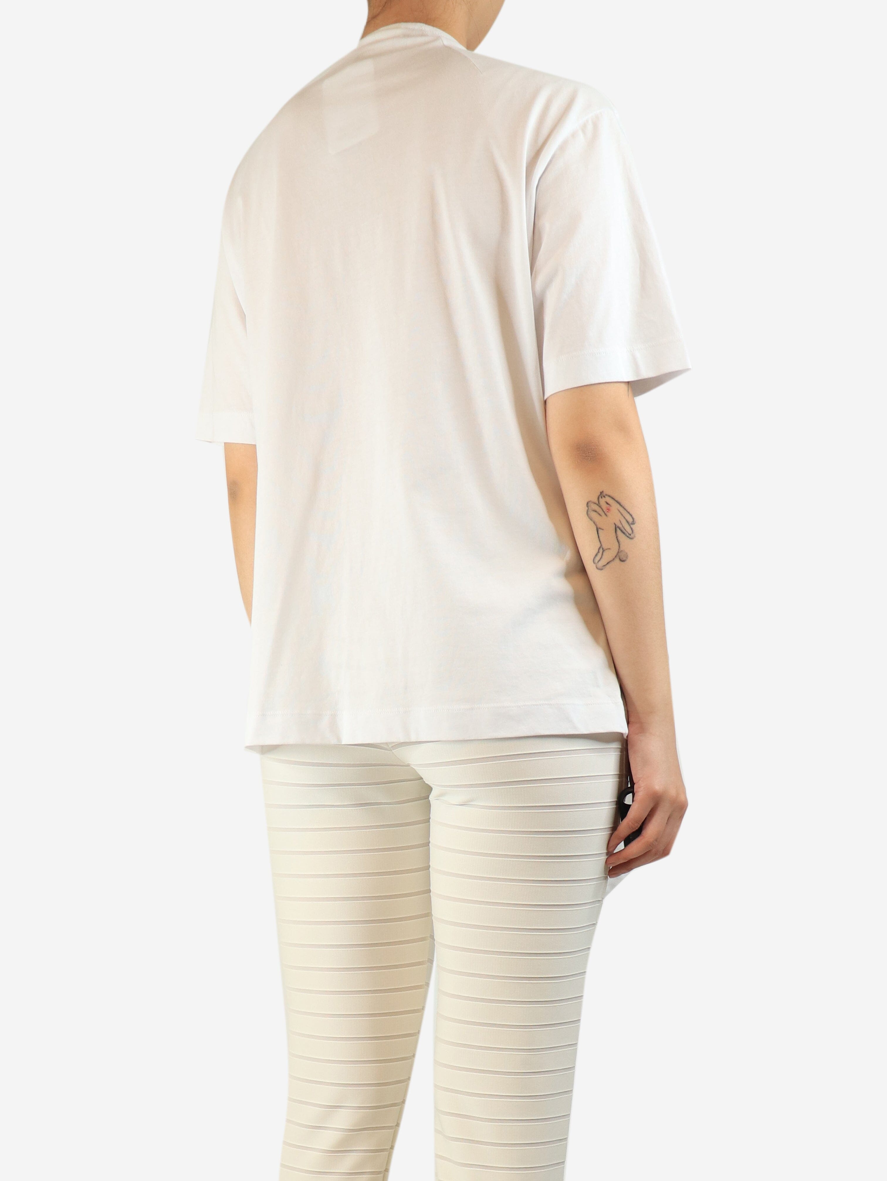 White short-sleeved top - size S Tops Dries Van Noten 
