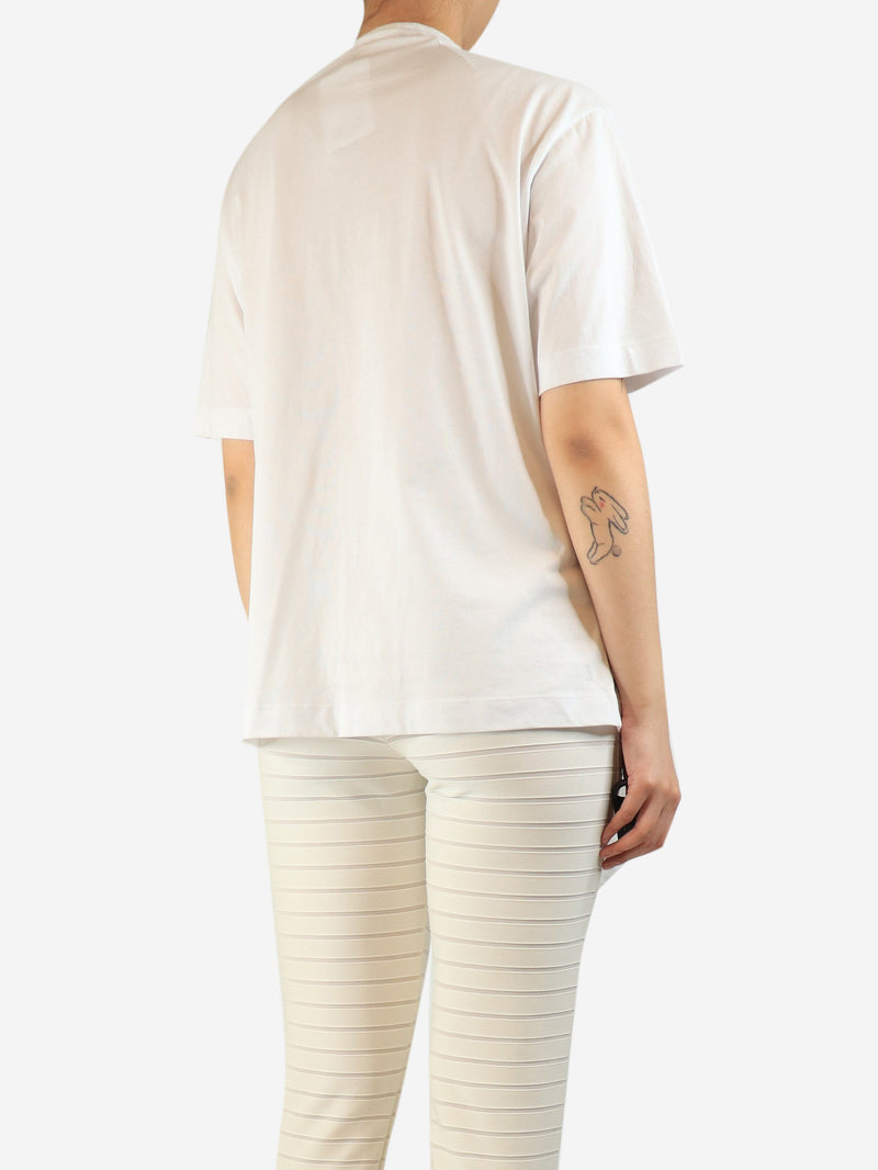 White short-sleeved top - size S Tops Dries Van Noten 