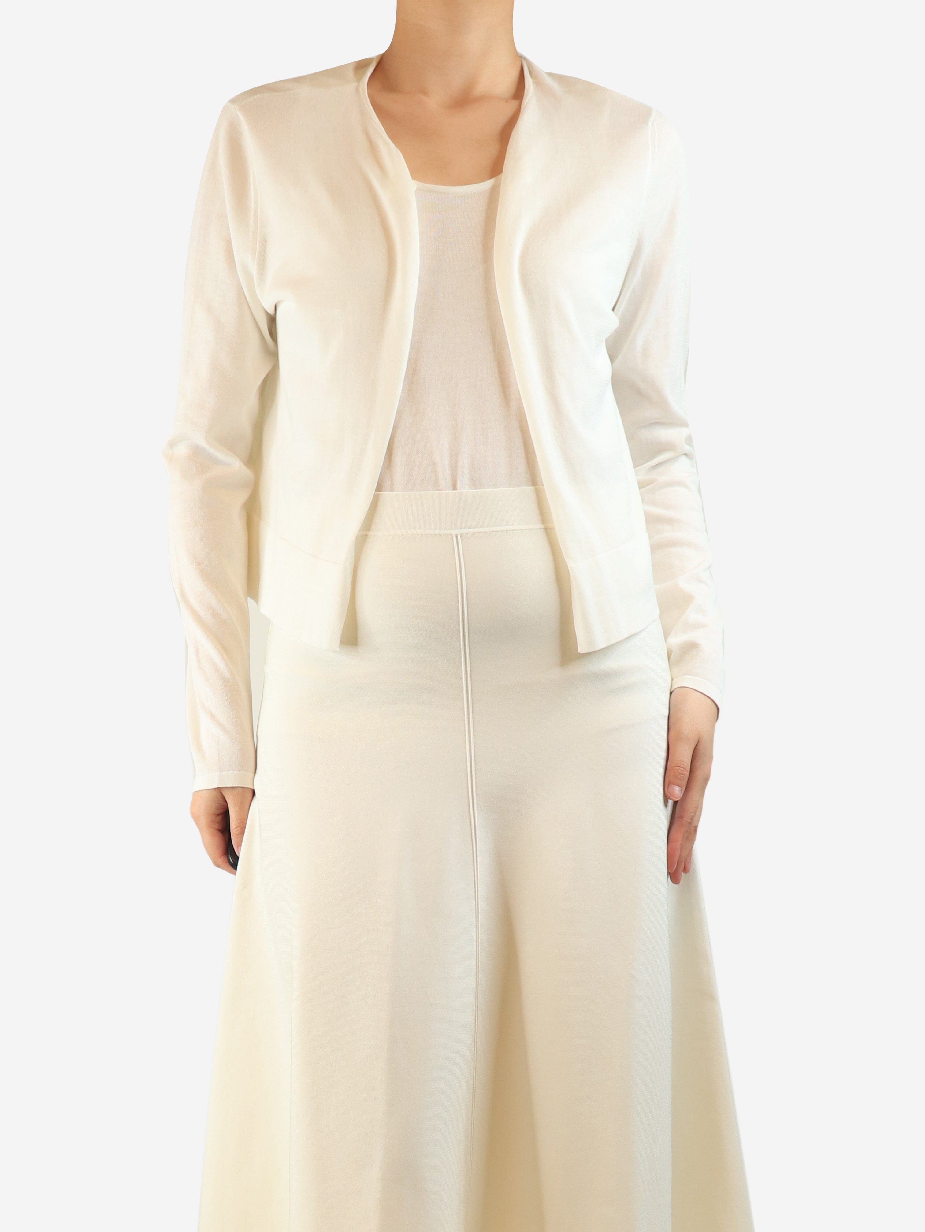 White cotton tank top and cardigan set - size L Sets Bamford 
