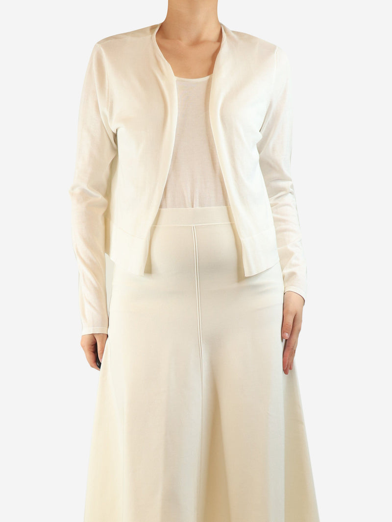 White cotton tank top and cardigan set - size L Sets Bamford 