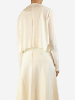White cotton tank top and cardigan set - size L Sets Bamford 