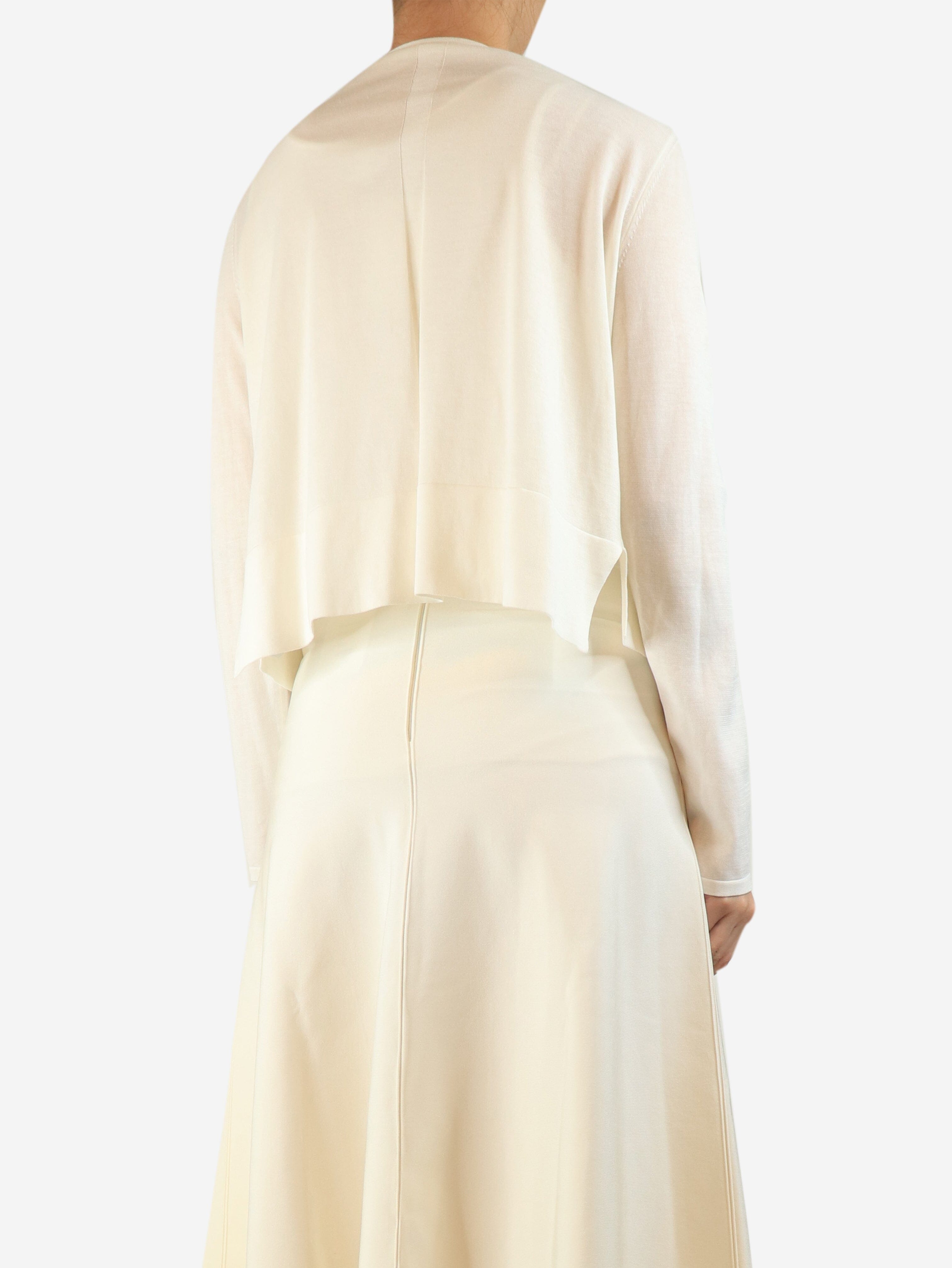 White cotton tank top and cardigan set - size L Sets Bamford 