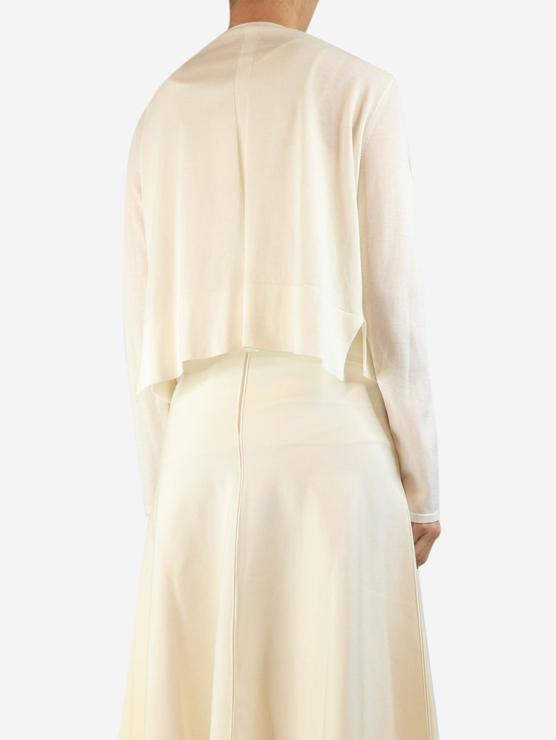 White cotton tank top and cardigan set - size L Sets Bamford 
