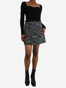 Gucci Black wool mini skirt - size S