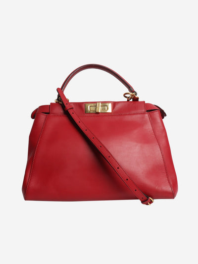 Red Peekaboo bag Shoulder bags Fendi 
