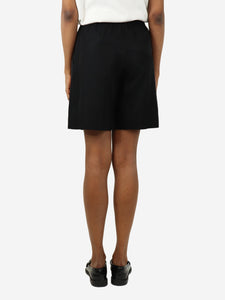 Joseph Black pleated silk-blend shorts - size UK