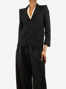 Balenciaga Black wool blazer - size UK 6