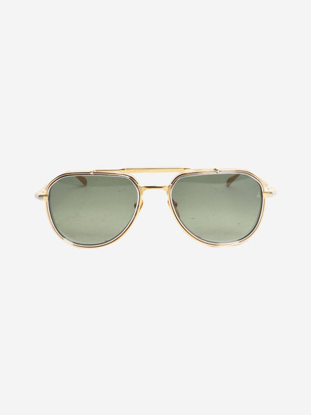 Gold Commander aviator sunglasses product image