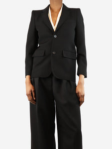 Balenciaga Black wool blazer - size UK 6