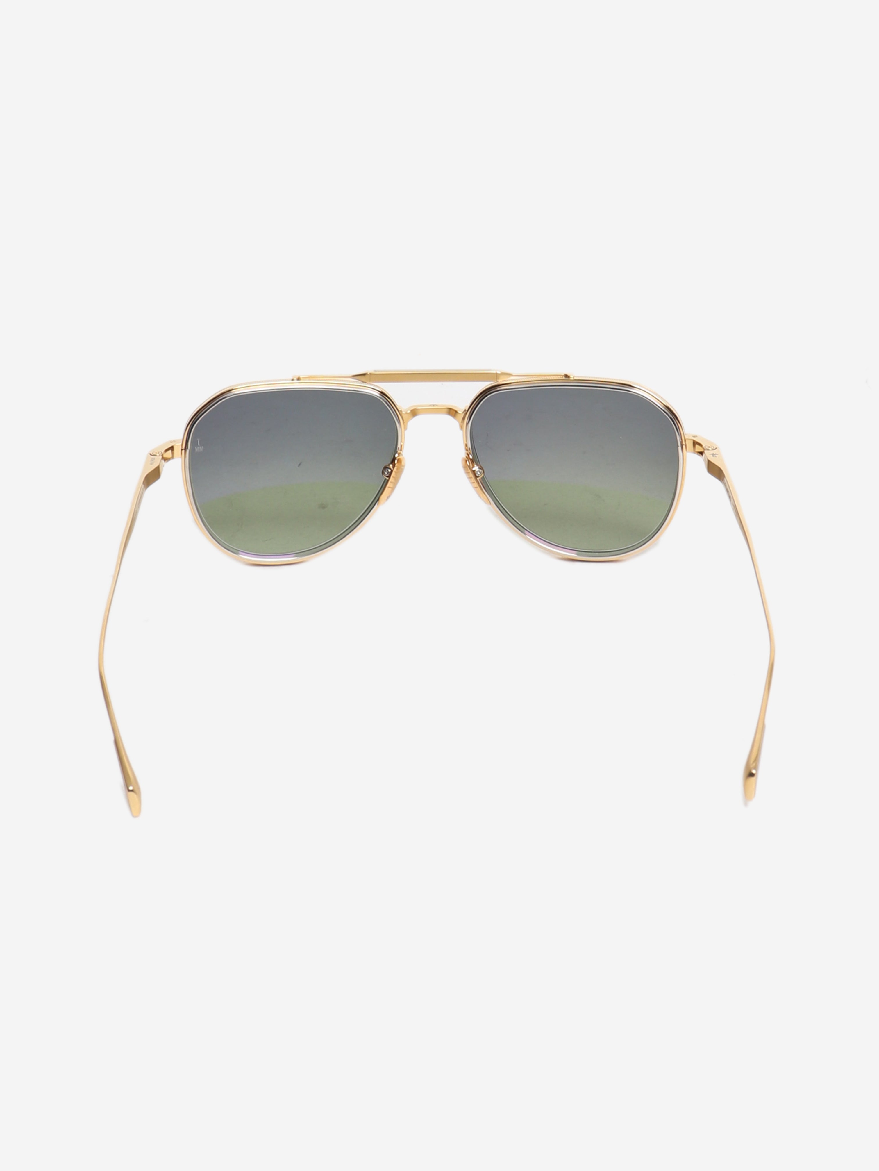 Gold Commander aviator sunglasses