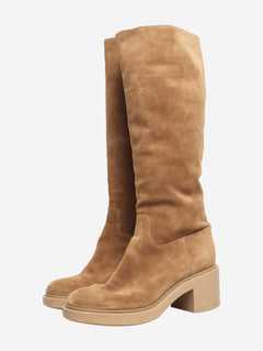 Camel Hynde knee-high boots - size EU 38.5 Boots Gianvito Rossi 