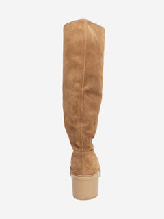 Camel Hynde knee-high boots - size EU 38.5 Boots Gianvito Rossi 