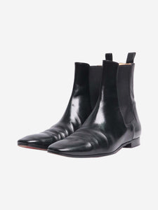 Christian Louboutin Black leather Chelsea boots - size EU 40.5