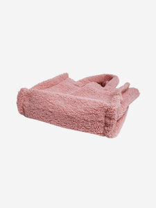 Stand Studio Pink faux fur bag