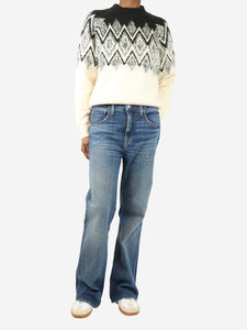 Nili Lotan Blue straight-leg jeans - size UK 10