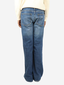 Nili Lotan Blue straight-leg jeans - size UK 10