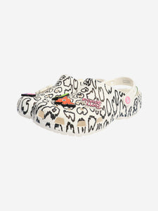 Crocs x Ron English White classic clogs - size EU 41