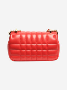 Burberry Red mini quilted Lola bag