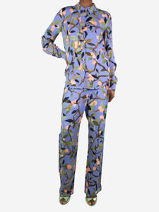 Stine Goya Multicolour floral printed shirt and trousers set - size XS