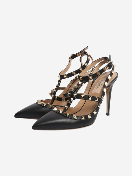 Black rockstud pumps - size EU 37 (UK 4) alternate image