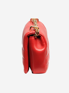 Burberry Red mini quilted Lola bag