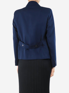 Weekend Max Mara Navy blue double-breasted blazer - size UK 8